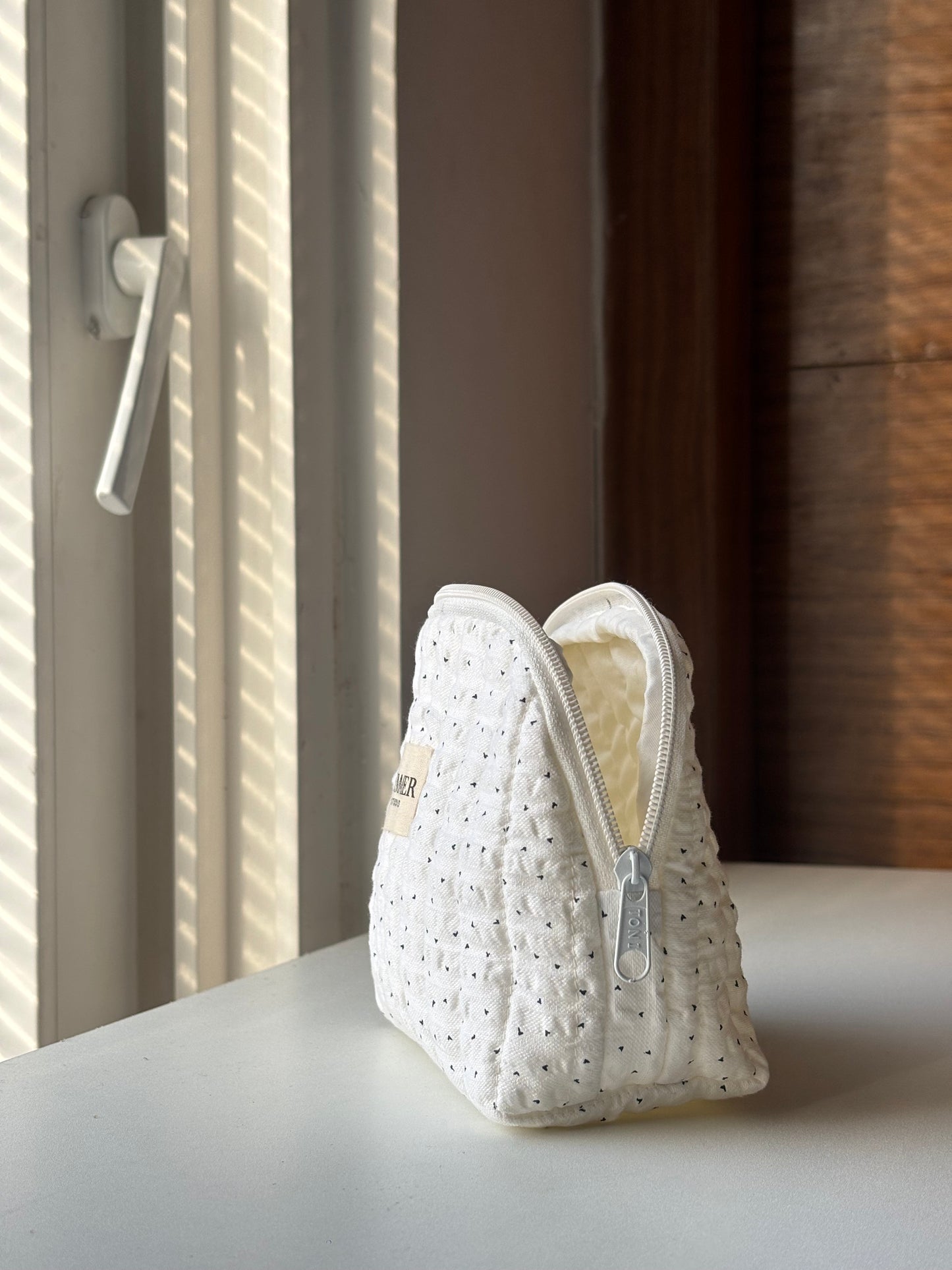 Blue Bird shell pouch