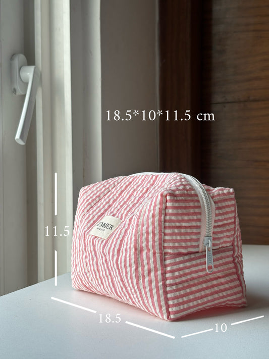 Candy Floss Quilted Pouch