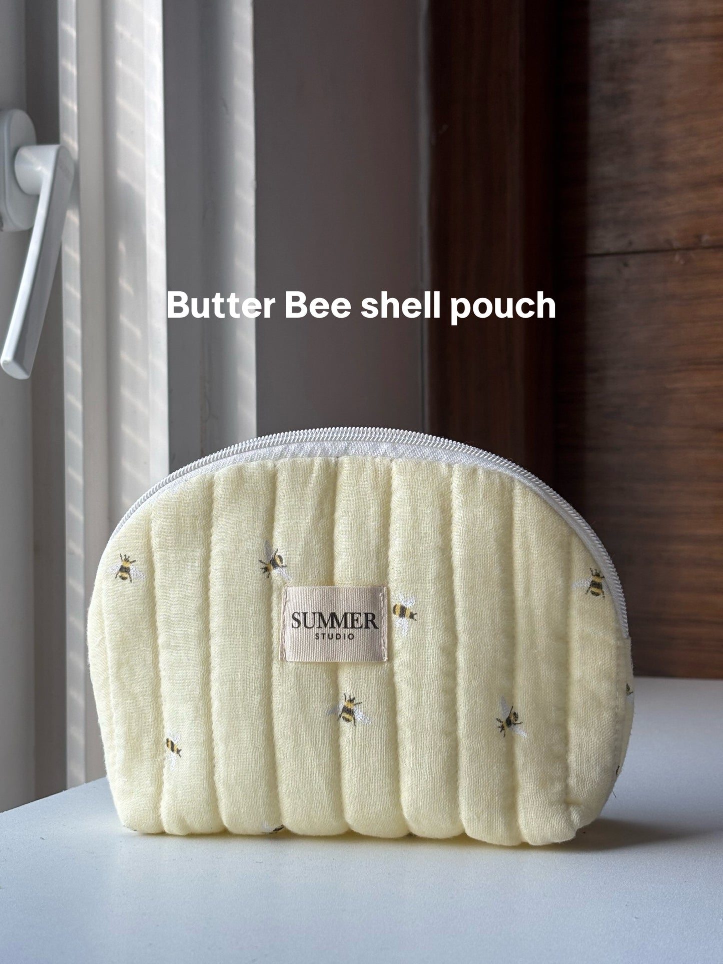 Butter Bee shell pouch